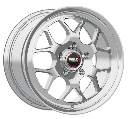 WELD Solana Street Gloss Silver Wheel with Milled Spokes 22x10.5 | 5x127 BC (5x5) | +13 Offset | 6.25 Backspacing - S11120573625 for Chevrolet Silverado C1500 2WD 1988-1999, Chevy C10 1967-1987