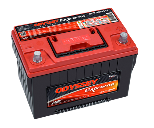 Odyssey Battery Auto/Truck/Heavy Duty & Commercial Extreme AGM Battery (34R-PC1500T) - ODX-AGM34R