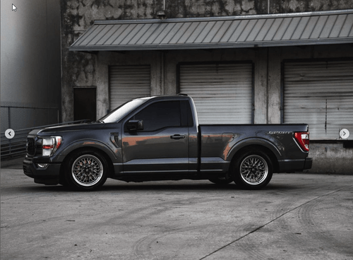 Billet Specialties Redline LT 20x7 | 6x135 BC | 4.375in. BS - Black / Polished Lip Wheel - BRS76270-6x135-F150 for 2015-2026 Ford F-150 (5.0L Coyote, EcoBoost, Supercharged / Turbocharged Applications)