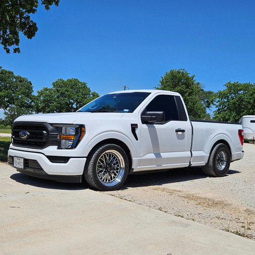 Billet Specialties Redline LT 17x10 | 6x135 BC (F-150) | 6.75in. BS | +32 Offset - Black Single Beadlock - Black / Polished Lip Wheel - BRSB7671FT3667 for 2004-2026 Ford F-150 (5.0L Coyote, Ford F-150 V8s,  EcoBoost, Supercharged / Turbocharged Applications)