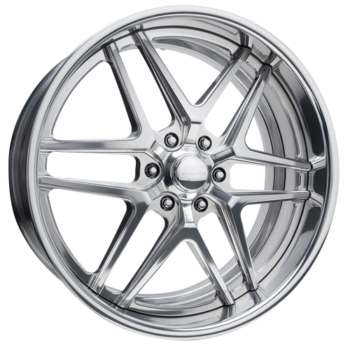 Billet Specialties Tec 6 22x10 | 6x135 BC | 6.875in. BS - Contrast Cut Polished Wheel - TS06PC221S3668 for 2004-2026 Ford F-150 (5.0L Coyote, Ford F-150 V8s,  EcoBoost, Supercharged / Turbocharged Applications)