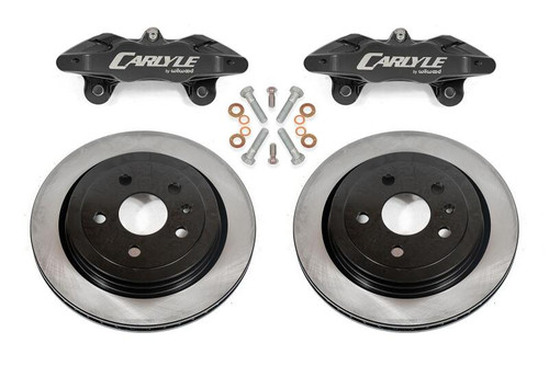 BMR 2014-2019 Chevrolet Corvette C7 Brake Kit For 15in Conversion Solid Rotors / Black Calipers - DBK570