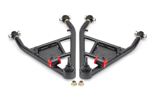 BMR 2014-2019 Chevrolet Corvette C7 Rear Lower Control Arms For 15in Conversion Kit - Black Hammertone - LCA570H