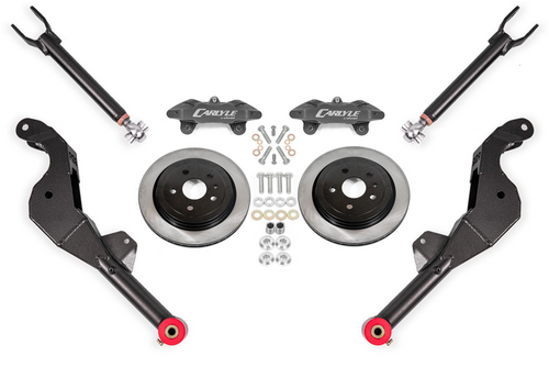 BMR 2008-2009 Pontiac G8 / 2014-2017 Chevrolet SS 15in Carlyle Racing Conversion Kit - Solid Rotors & Black Calipers + Rear Suspension Kit - DRP300H