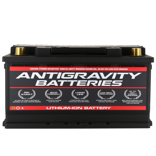 Antigravity H8/Group 49 Lithium Car Battery with Re-Start - AG-H8-60-RS