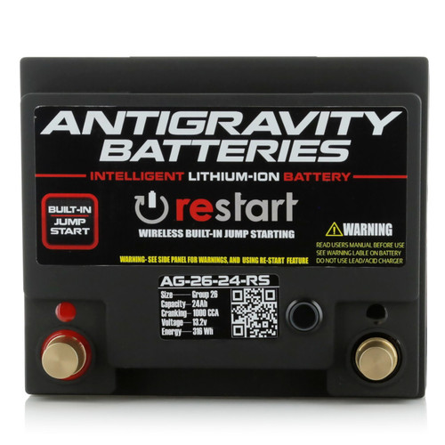 Antigravity H6/Group 48 Lithium Car Battery with Re-Start - AG-H6-60-RS
