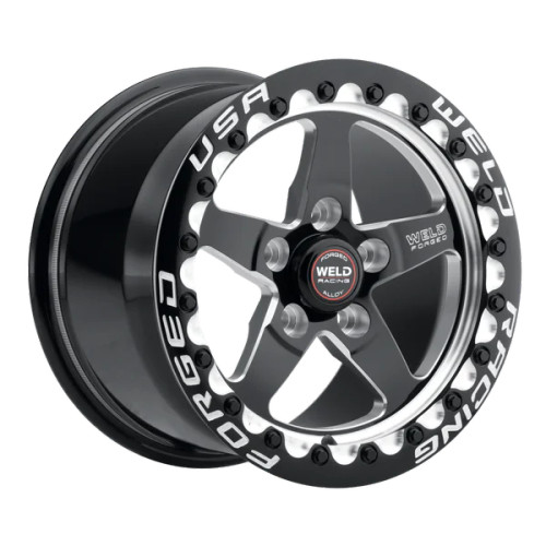 Weld Racing Forged SM71 17x10 / 5x120mm BP / 7.2in BS Gloss Black Milled Drag Wheel (High Pad) - Black Single Beadlock - RS071I8700P03422P0430SC0 for ATS-V 2016-2020, CTS-V Sedan 2009-2017, Camaro SS / ZL1 2010-2015, Camaro SS / ZL1 2016-2024, BMW 3 Series F30, BMW 3 Series F31, BMW 3 Series F34, BMW 4 Series F32, BMW 4 Series F33, BMW 4 Series F36, BMW 3 Series E90, BMW 3 Series E91, BMW 3 Series E92, BMW 3 Series E93 Weld Racing Forged SM71 17x10 / 5x120mm BP / 7.2in BS Gloss Black Milled Drag Wheel (High Pad) - Black Single Beadlock - RS071I8700P03422P0430SC0 for ATS-V 2016-2020, CTS-V Sedan 2009-2017, Camaro SS / ZL1 2010-2015, Camaro SS / ZL1 2016-2024, BMW 3 Series F30, BMW 3 Series F31, BMW 3 Series F34, BMW 4 Series F32, BMW 4 Series F33, BMW 4 Series F36, BMW 3 Series E90, BMW 3 Series E91, BMW 3 Series E92, BMW 3 Series E93