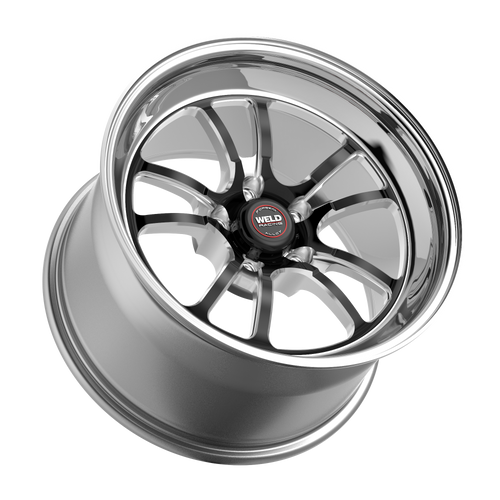 Weld Racing RT-S S70 18x10.5 / 5x115mm BP / 5.6in. BS Gloss Black Milled Drag Wheel (High Pad) - 70HB8105W56A