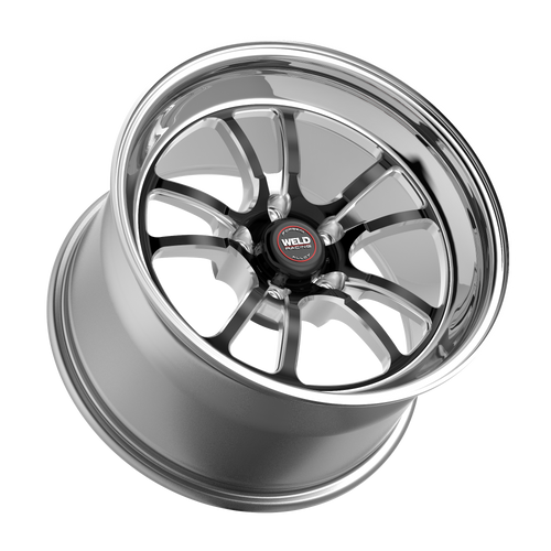 Weld Racing RT-S S70 15x7.33 / 5x4.75 BP / 4.5in. BS Gloss Black Milled Drag Wheel (Low Pad) - 70LB-507B45A