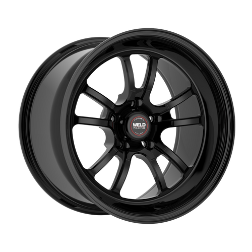 Weld Racing RT-S S70 17x10.5 / 5x5mm BP / 7.7in. BS Full Gloss Black Drag Wheel (High Pad) - 70HB7105C77AB