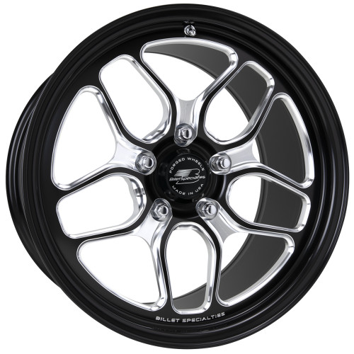 Billet Specialties Win Lite | 20x9.5 | 5x115 BC | 5.875in BS | Non-Beadlock Black Wheel / Black Barrel | Narrow Hellcat / R/T / SCAT Pack - BRS22295Y9058-BLK