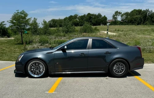Billet Specialties 2-Piece Redline 20x8 | 5x120 BC | 5.625in BS Black Center Wheel (Polished Barrel) | Gen 2 CTS-V Sedan - BRS07280X1256 for  2008, 2009, 2010, 2011, 2012, 2013, 2014 Cadillac CTS-V Sedan (2nd Generation) and 2016, 2017, 2018, 2019 Cadillac CTS-V Sedan (3rd Generation)