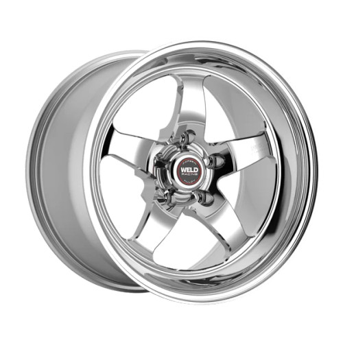 Weld Racing RT-S S71 17x10 / 5x4.5 BP / 7.5in. BS Polished Drag Wheel (Low Pad) - Non-Beadlock #71LP7100A75A for Mustang GT 2011-2014, Mustang GT500 2013-2014.