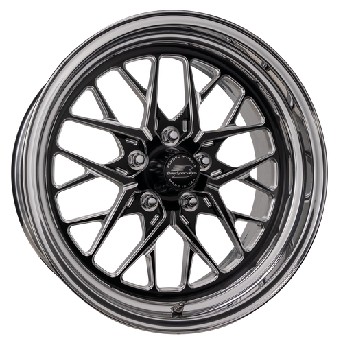 Billet Specialties Redline LT 20x9.5 | 6x139.7 BC | 6in. BS - Black / Polished Lip Wheel - BRS76295S8360 for Chevrolet Silverado 1500 1999-2026, GMC Sierra 1500 1999-2026, Cadillac Escalade 2019-2026, GMC Yukon 2019-2026, Chevrolet Tahoe 2019-2026, Chevrolet Suburban 2019-2026, Ram 1500 / Rebel 2019-2026