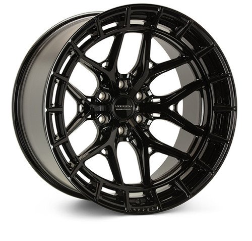 Vossen HFX-1 20x9.5 / 6x139.7 (Silverado / Sierra 1500 | Ram 1500 6-Lug) / +15 / 106.1 CB / Deep - Gloss Black Wheel - HFX1-0G01