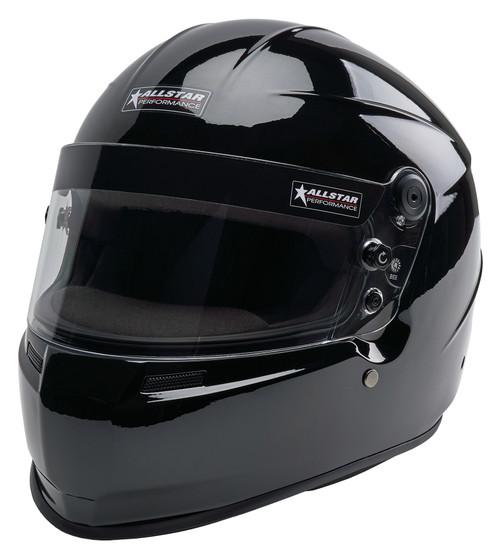 Allstar Performance Series 60 Racing Helmet with Head and Neck Support Ready Black product photo