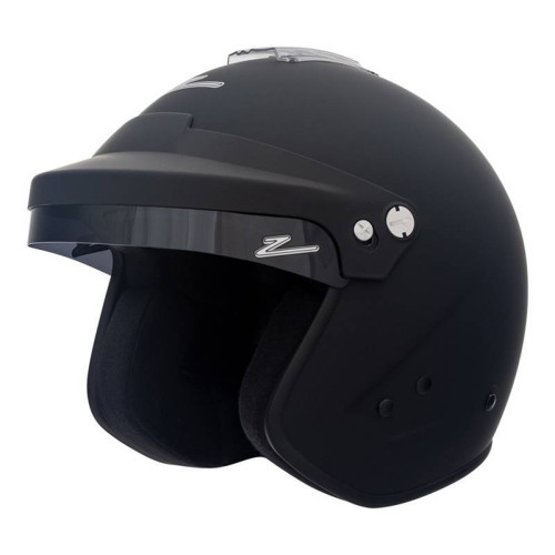 ZAMP RZ-18H Open Face Helmet with Snell Certification Flat Black product photo