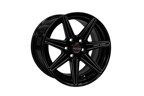 Race Star 72 ValStar Non Beadlock 15x8 / 5x4.50BC / 5.5in. BS / 3.07in CB / Black w/Machined Accents Wheel - 72-580455501B
