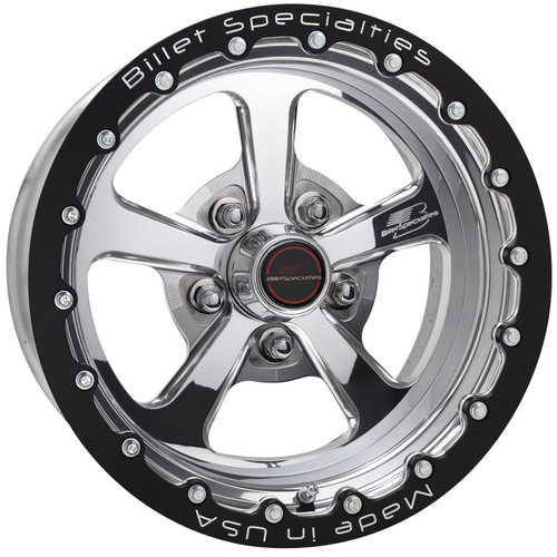 Shop for the best deals on the Billet Specialties Dominator | Polished Single Beadlock Wheel | 15x10 | 3.5in BS | 5x127 (5x5) - RSB95107335N from DragRacingWheels.com.