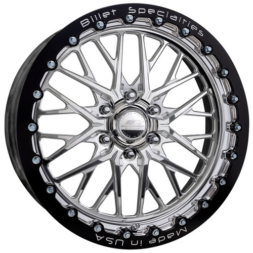Billet Specialties Redline LT 15x10 | 6x139.7 BC | 6.50in BS - Polished Wheel - RSB7651FV8365 for Chevrolet Silverado 1500 1999-2026, GMC Sierra 1500 1999-2026