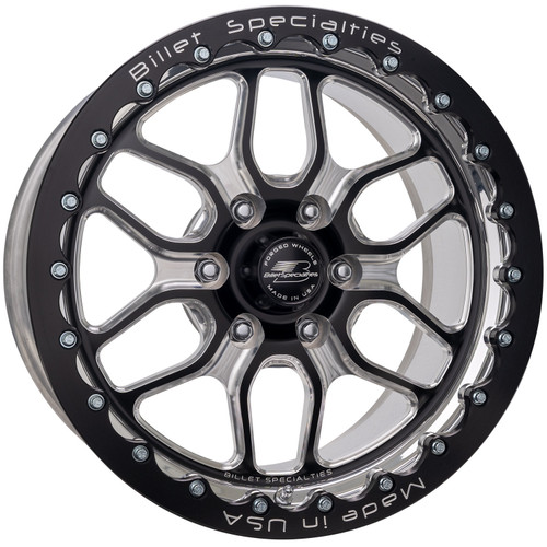 Shop for the best deals on the Billet Specialties Win Lite 6 LT | Black Single Beadlock Wheel | 17x9.5 | 6.75in BS | 6x139.7 (6x5.5) - BRSB26795S8367 from DragRacingWheels.com.