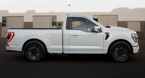 Bogart Racing Eliminator 3-Piece Competition Satin Black Beadlock Wheel 17x11 | 6x135 | F-150 | +51 Offset | 8.00 Backspacing - BRWELSB1711613551SB for 2004, 2005, 2006, 2007, 2008, 2009, 2010, 2011, 2012, 2013, 2014, 2015, 2016, 2017, 2018, 2019, 2020, 2021, 2022, 2023, 2024, 2025, 2026 Ford F-150 (5.0L Coyote, EcoBoost, 4.6L V8, 5.4L V8, Supercharged / Turbocharged Applications)