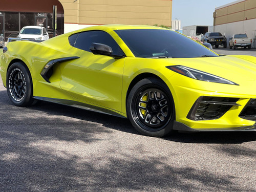 Bogart Racing D10 3-Piece Competition Gloss Black Wheel 18x5 | 5x120 | C8 Corvette | 3.00 in. BS - BRWD10NB18551200GB for 2020, 2021, 2022, 2023, 2024, 2025, 2026 Chevrolet C8 Corvette