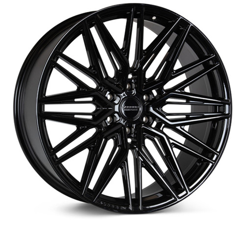 Shop Vossen HF6-5 / 20x9.5 / ET25 / 6x139.7 (GM 1500 | SUVs | Ram 1500 6-Lug) / 95.1 / Deep / GB / Gloss Black Wheel - HF65-0G001 at DragRacingWheels.com. Performance focused design, lightweight construction, and professional order review before shipment.