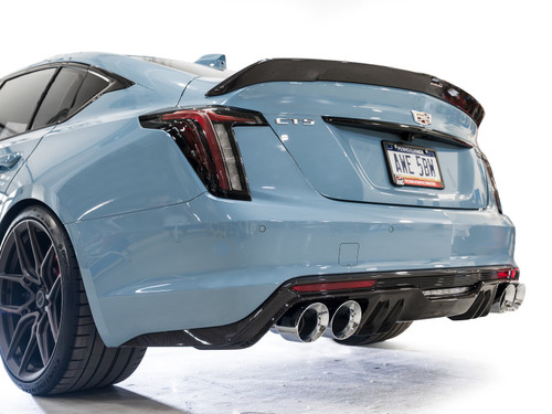 AWE SwitchPath Exhaust 2022-2026 Cadillac CT5-V Blackwing 6.2L LT4 Chrome Tips 3025-42562