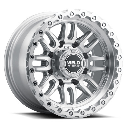 Shop WELD Swift 17x9 Gloss Silver Machined Wheels in 8x170 at DragRacingWheels.com. Fit for Ford F-250 & F-350 Super Duty 1999-2026 and non-dually F-450 / F-550 8x170 trucks. Verified fitment and fast shipping.