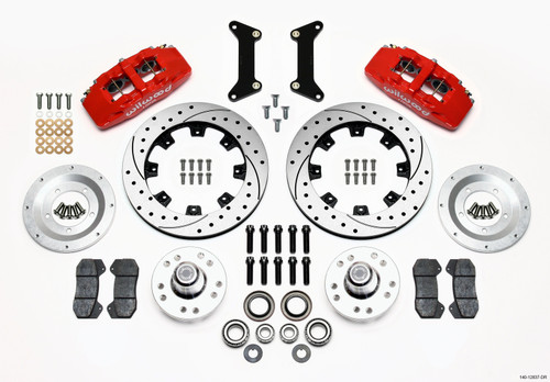 Wilwood Dynapro 6 Front Hub Kit | 1979-1987 GM G-Body | 12.19in Drilled | 140-12837-DR
