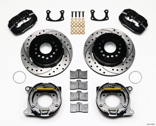 Wilwood Forged Dynalite P/S Park Brake Kit | New Big Ford 2.50-inch Offset | 140-7140-D
