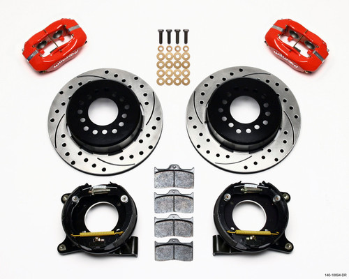 Wilwood Forged Dynalite P/S Park Brake Kit | Chevy C-10 Rear Axle | Drilled | 140-10094-DR