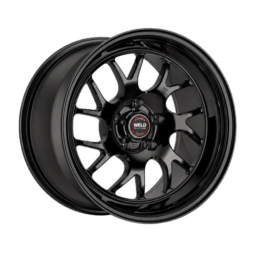 Weld Racing RT-S Twisted S78 18x9 / 5x4.5 BP / 6.1in. BS Full Gloss Black Drag Wheel (High Pad) - 78HB8090AB61AB