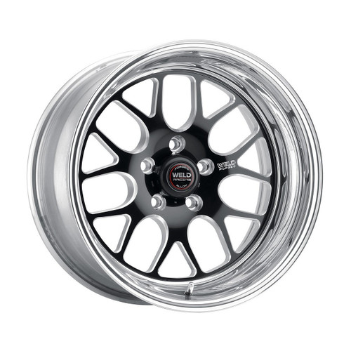 Weld Racing RT-S S77 20x11 / 5x5mm BP / 5.76in. BS / -6 Offset / Black Drag Wheel (Extra High Pad) - #77EB0110C58A for Durango Hellcat / SRT 2021-2026, Jeep Grand Cherokee SRT 2012-2021, Jeep Trackhawk SRT 2018-2021 - Designed for Vicrez Widebody Kit Demon Style vz101924