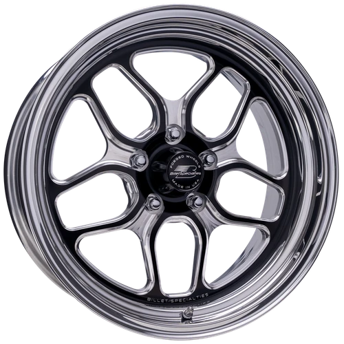 Shop for the best deals on the Billet Specialties Win Lite 17x10 | 5x4.5 (5x114.3) BC | 7.5in BS Non-BeadLock Black Drag Wheel | S197 Mustang / Shelby GT500 - BRS2271FL6575 from DragRacingWheels.com, the racing wheel fitment experts.