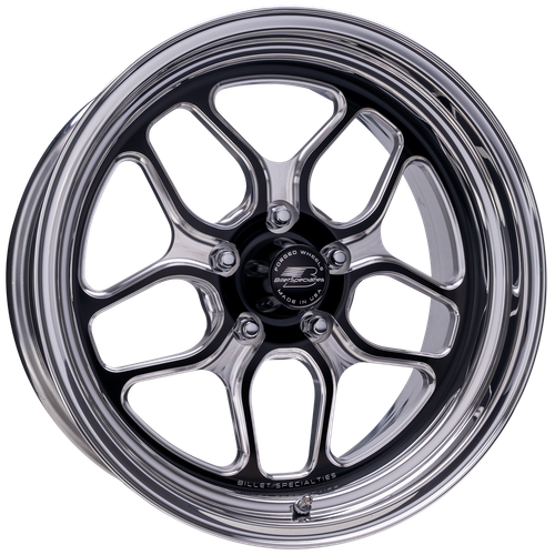 Shop for the best deals on the Billet Specialties Win Lite 18x11 | 5x4.5 (5x114.3) BC | 8.25in BS Non-BeadLock Black Drag Wheel | S650 Mustang Dark Horse / Performance Pack - BRS2281HX6582 from DragRacingWheels.com, the racing wheel fitment experts.