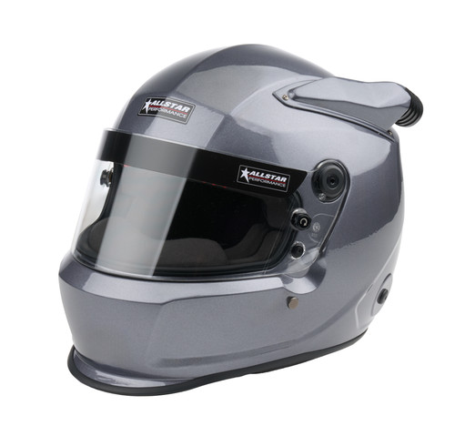 Allstar Performance Series 50 Mid-Air Helmet - with Head and Neck Support Ready Gray product photo