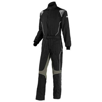 Simpson Safety Helix One-Piece Suit - SFI 3.2A/5 Multi-Layered Fire-Resistant Gear Black product photo