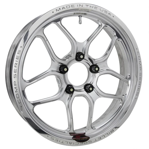 Billet Specialties Comp 7 Front Runner 15x3.5 5x4.75 BC 1.75in BS Polished Drag Wheel CSF075356117