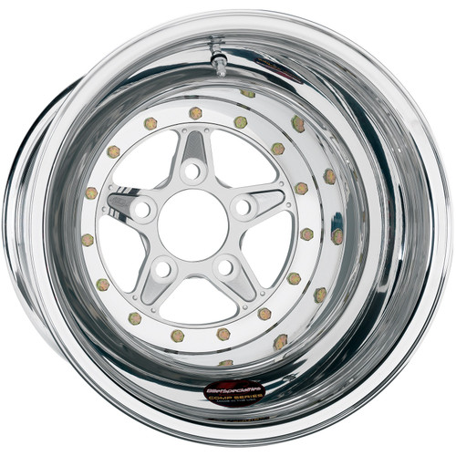 Billet Specialties Comp 5 Non-BeadLock 15x12 5x4.50 BC 5.50in BS Polished Drag Wheel CSB035126555