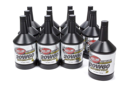 Shop with Drag Racing Wheels for the best deals on Red Line Motor Oil - Motorcycle - High Zinc - 20W60 - Synthetic - 1 qt - Motorcycle - Set of 12 - 12624.