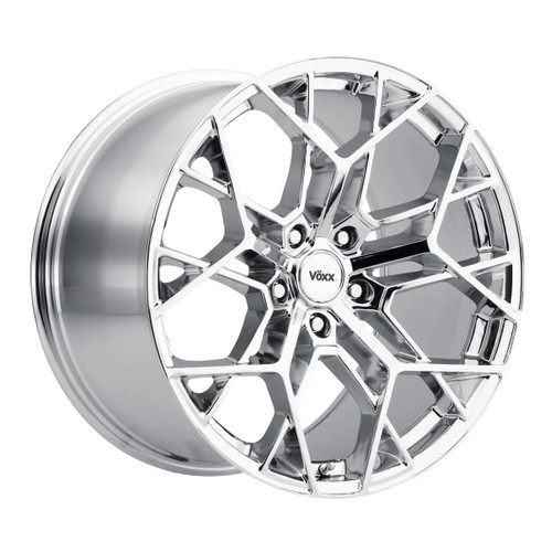 Voxx Replica Corvette CZ8-Style 19x10 5x4.75 BC +75mm Chrome Wheel CZ8 910-5475-75 C - face view