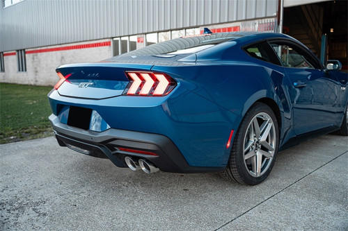 CORSA Xtreme to Touring Active Cat-Back Exhaust | 2024-2026 Ford Mustang GT 5.0L V8 | Twin 4.0in Polished Tips | 21259