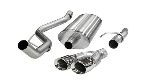 CORSA Sport Cat-Back Exhaust | 2011-2014 Ford F-150 5.0L V8 144.5in / 156.5in / 163.1in WB | Polished Tips | 14393