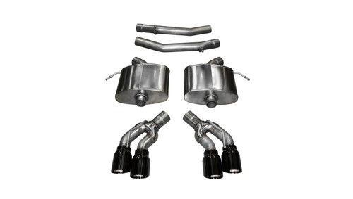 CORSA Xtreme Axle-Back Exhaust | 2016-2019 Cadillac CTS-V 6.2L V8 | Black PVD Tips | 14358BLK