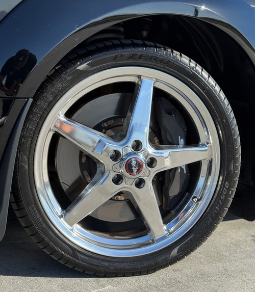 Race Star 92 Drag Star Polished Wheel 20x6 5x115BC 3.2BS Dodge #92-060446DP for Challenger 2009-2023, Charger 2006-2010, Charger 2012-2023, Hellcat 2015-2023, Chrysler 300 2012-2014