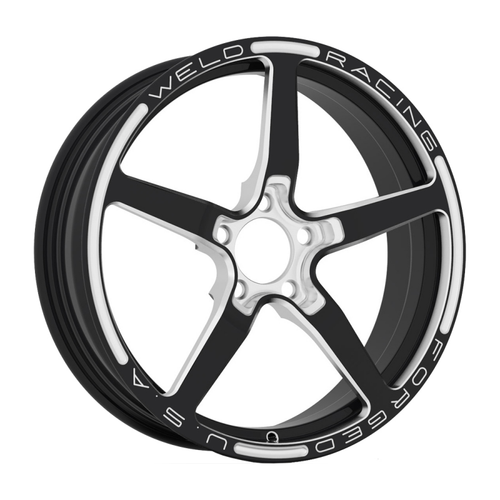 WELD Racing Alumastar 18x6 Gloss Black Milled Front Runner - 88C-1806246-B