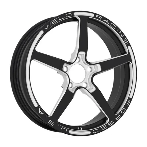 WELD Racing Alumastar 2.0 15x3.5 Gloss Black Milled Front Runner - 88C-15272-B