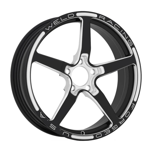 WELD Racing Alumastar 18x6 Gloss Black Milled Front Runner - 88C-1806205-B